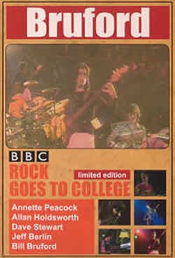 BRUFORD / BBC Rock Goes To College ('79録音) DVD:NTSC