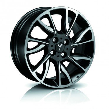 Chrysler Ypsilon Alloy Wheels 16 Set - Black Y Shaped Design