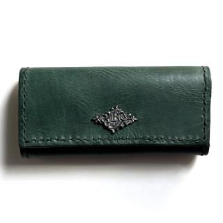 Emblem key case-green