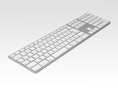 【美品】Apple Keyboard model A1243｜テンキー有り