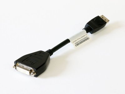 43N9160 Lenovo純正 DisplayPort DVI-D 変換ケーブル 約10cm【中古】 -  プリンター、サーバー、セキュリティは「アールデバイス」