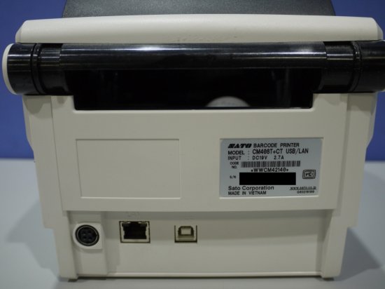 SATO CM408T+CT USB/LAN ラベルプリンタ バーコードラベルプリンタ