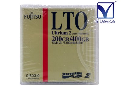 0160310 富士通コワーコ LTO Ultrium2 データカートリッジ 200GB/400GB 1巻【未開封品】 -  プリンター、サーバー、セキュリティは「アールデバイス」