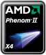 AMD Phenom II X4 905e 2500MHz/4x 512kB/Socket AM2+,AM3/HD905E0CK4DGICPU