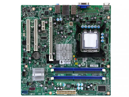 MSI MS-7594 ver1.1 NEC Mate JMR MJ26E/R-C等 マザーボード Intel G43 Express  Chipset/LGA775【中古】 - プリンター、サーバー、セキュリティは「アールデバイス」