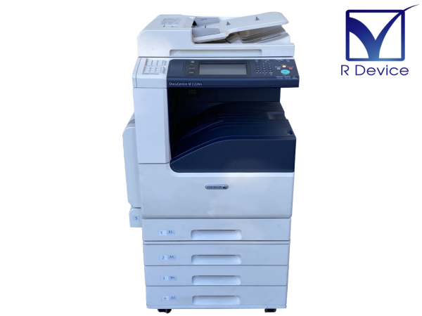 【使用少な目！】FujiXerox DocuCentre-VI C2264(Model-CPFS-4T) A3カラーレーザー複合機  コピー/プリント/FAX 約1.7万枚【中古】 - プリンター、サーバー、セキュリティは「アールデバイス」