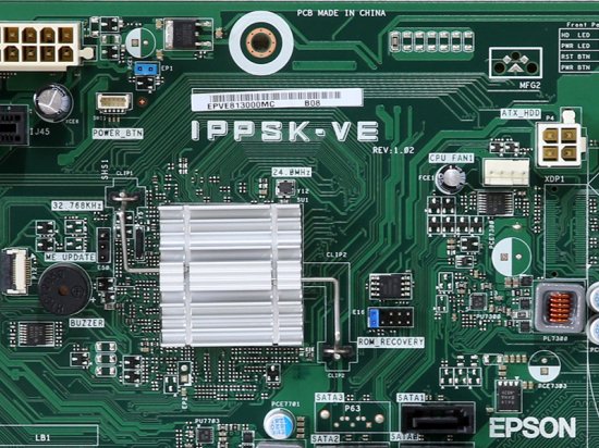 IPPSK-VE Rev 1.02 Epson Endeavor AT993E用 マザーボード Intel H110  Chipset/LGA1151【中古マザーボード】 - プリンター、サーバー、セキュリティは「アールデバイス」