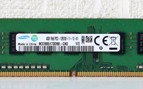 M378B5173DB0-CK0 Samsung 4GB DDR3-1600 PC3-12800U non-ECC Unbuffered 1.5V  240pin【中古メモリ】 - プリンター、サーバー、セキュリティは「アールデバイス」