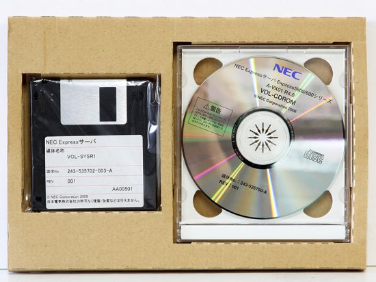 855-071895-A 001 NEC Corporation A-VX01 R4.0 オペレーティングシステム CD-ROM版【中古ソフトウェア】  - プリンター、サーバー、セキュリティは「アールデバイス」