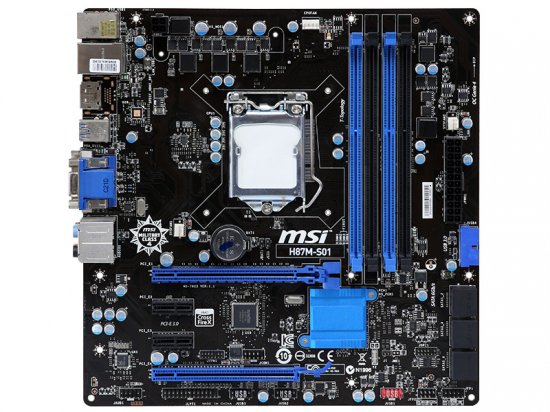 H87M-S01 MSI microATX マザーボード Intel H87 Express Chipset