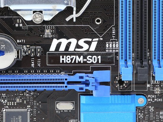H87M-S01 MSI microATX マザーボード Intel H87 Express Chipset