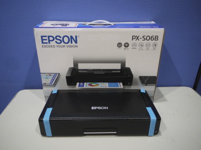 スマートフォンプリント対応】EPSON PX-S06B A4ビジネスモバイル ...