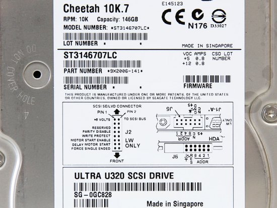 0GC828 Dell 146GB 3.5