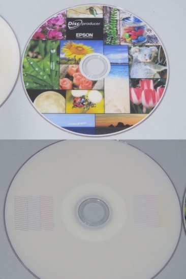 使用わずか ！】EPSON PP-50(PP-50-1) CD/DVD ディスク