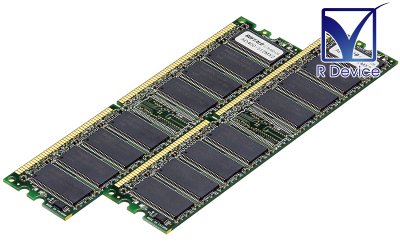 AD400-512MX2 BUFFALO 1024MB (512MB *2) DDR400 PC3200 DDR SDRAM  184-Pin【中古メモリ】 - プリンター、サーバー、セキュリティは「アールデバイス」