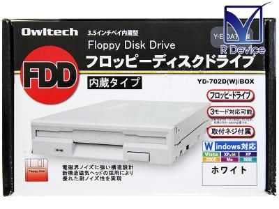 YD-702D W/BOX Owltech 内蔵用 3.5インチ 2HD フロッピーディスク 