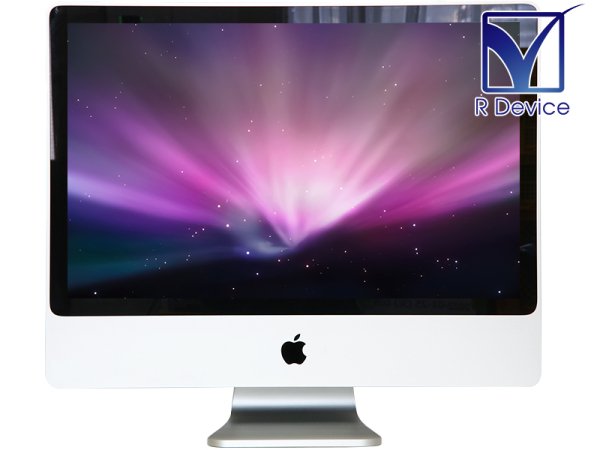 iMac 24" A1225 Apple Core 2 Duo 2.4GHz/2048MB/320GB/DVD-RW/Radeon HD 2600 PRO/Mac OS X 10.5.6【中古】