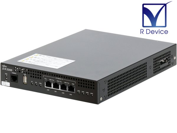 Si-R220D 富士通 ISDN バックアップ対応 IPアクセスルータ 1.2/V35.11 初期化済【中古】 -  プリンター、サーバー、セキュリティは「アールデバイス」