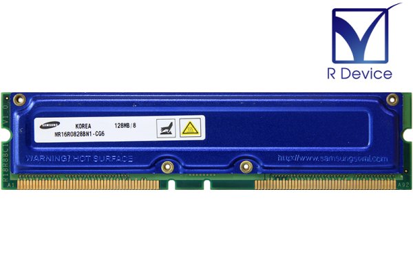 MR16R0828BN1-CG6 Samsung Semiconductor 128MB PC-600 non-ECC RDRAM RIMM 184-Pinť
