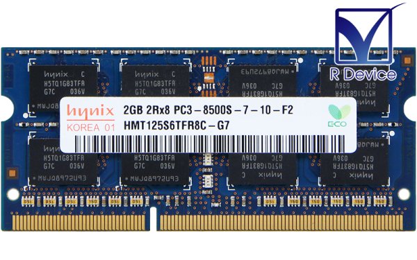HMT125S6TFR8C-G7 SK hynix 2GB DDR3-1066 PC3-8500S non-ECC Unbuffered 1.5V 204-Pin SO-DIMMš