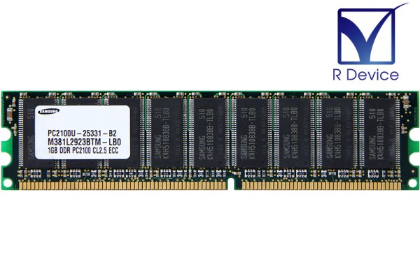 M381L2923BTM-LB0 Samsung 1GB DDR-266 PC-2100 ECC Unbuffered CL2.5 2.5V 184-Pin SDRAM DIMMš