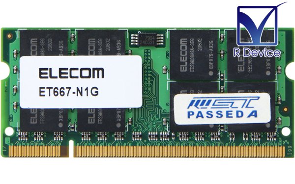 ET667-N1G ELECOM 1GB DDR2-667 PC2-5300 Unbuffered DDR2-SDRAM 200-Pin SO-DIMMť