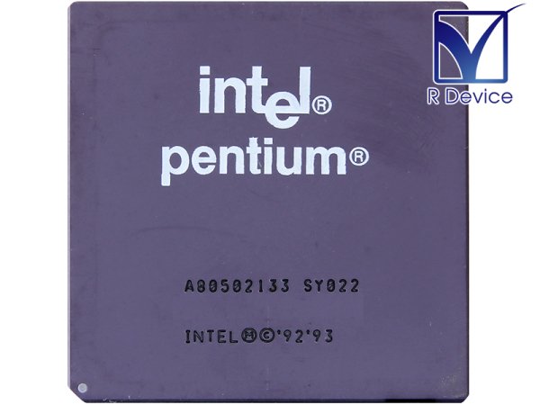 Intel Corporation Pentium Processor 133MHz/FSB 66MHz/Socket 7/P54CS/A80502133/SY022【中古】