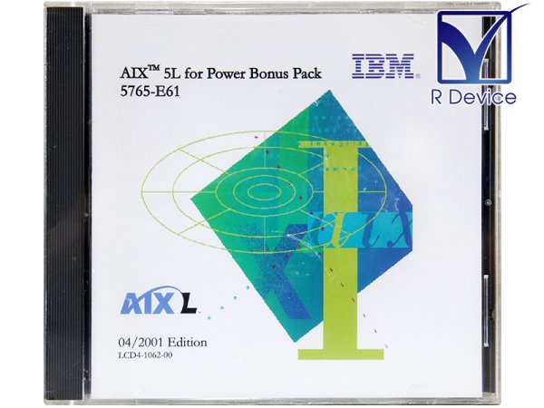 5765-E61 IBM Corporation AIX 5L ܡʥѥå 04/2001 LCD4-1062-00 CD-ROMǡ̤ʡ