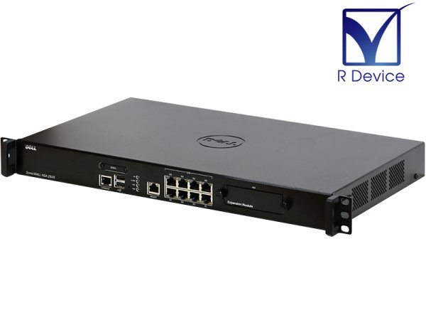 1RK29-0A9 Dell SonicWall NSA 2600 SonicOS Enhanced 6.2.6.1-25n.jpn 初期化済【中古】  - プリンター、サーバー、セキュリティは「アールデバイス」
