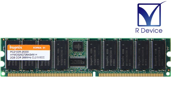 HYMD525G726AS4M-H SK hynix 2GB DDR-266 PC-2100R ECC Registered 2.5V 184-Pinť