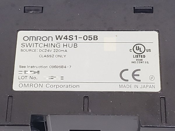 産業用スイッチングHUBオムロン W4S1-05B