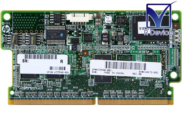 633540-001 Hewlett Packard Enterprise Smart Array P222 Controller 等用 512MB  キャッシュメモリ【中古】 - プリンター、サーバー、セキュリティは「アールデバイス」