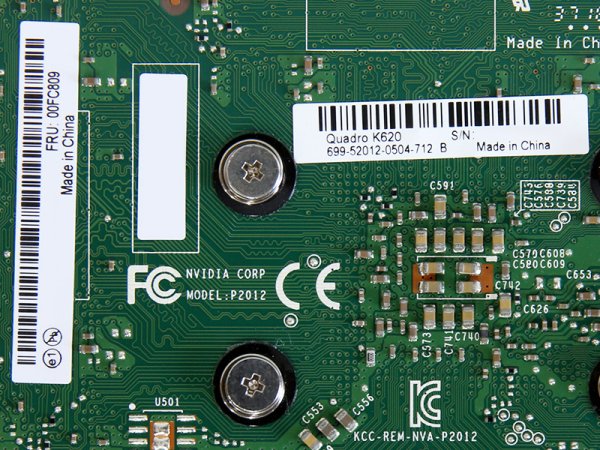 Lenovo Corporation Quadro K620 2048MB DisplayPort/DVI-I PCI