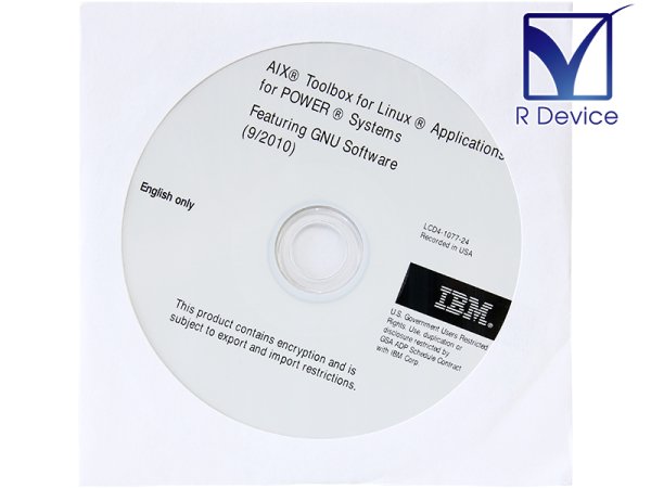 LCD4-1077-24 IBM Corporation AIX Toolbox for Linux Applications/Featuring GNU Software 9/2010̤ʡ
