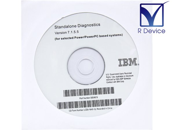 LCD8-1640-12 IBM ɥǥץ Standalone Diagnostics CD Version 7.1.5.5̤ʡ