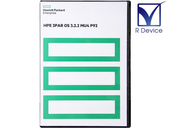 Hewlett Packard Enterprise 3PAR OS 3.2.2 MU4 Patch 92 QR482-63455【未開封品】