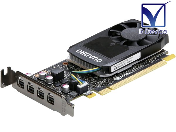 ELSA Technology Quadro P1000 4GB Mini DisplayPort *4 PCIe 3.0 x16 Low-Profile EQP1000-4GEBš