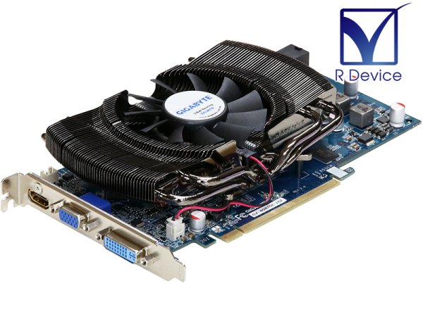 GIGA-BYTE GeForce 9800 GT HDMI/D-Sub 15-Pin/DVI-I PCI Express 2.0 x16  GV-N98TOC-1GI【中古】 - プリンター、サーバー、セキュリティは「アールデバイス」