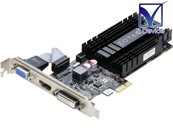 ZOTAC GeForce GT 710 D-Sub 15-Pin/HDMI/DVI-D PCI Express 2.0 x1 PCI Express 2.0 x1 ZT-71304-20Lš
