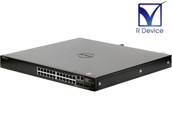 E07W001 Dell Networking N3024 1000Mb RJ-45 *24/10GbE SFP *2 Version 6.2.0.5 初期化済【中古】