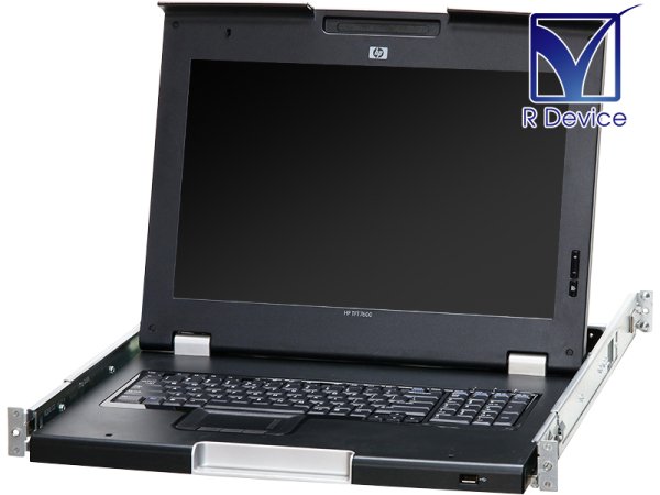 469544-B31 HP TFT7600 AG066A ラックマウント KVMコンソール 英字配列キーボード搭載【中古】 -  プリンター、サーバー、セキュリティは「アールデバイス」