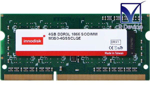 M3S0-4GSSCLQE Innodisk 4.0GB DDR3L-1866 PC3-14900 non-ECC Unbuffered 204-Pin SO-DIMMš
