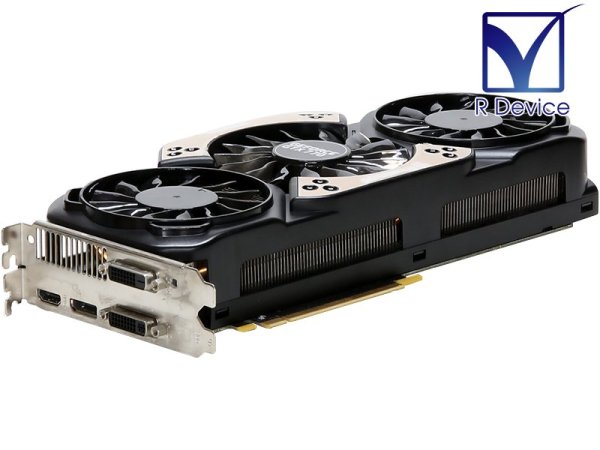 Palit GeForce GTX 770 2048MB DVI-D/DVI-I/DP/HDMI PCI Express 3.0 x16  NE5X770S1042-1045J【中古】 - プリンター、サーバー、セキュリティは「アールデバイス」