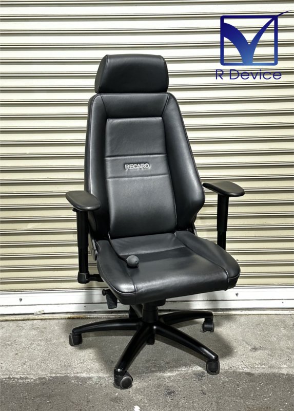 送料無料】RECARO レカロ 24H CHAIR オフィスチェア レザーシリーズ 本革 レザーブラック 7210891-816 2019年モデル  国内正規品 オフィス/SOHO/在宅勤務【中古】 - プリンター、サーバー、セキュリティは「アールデバイス」