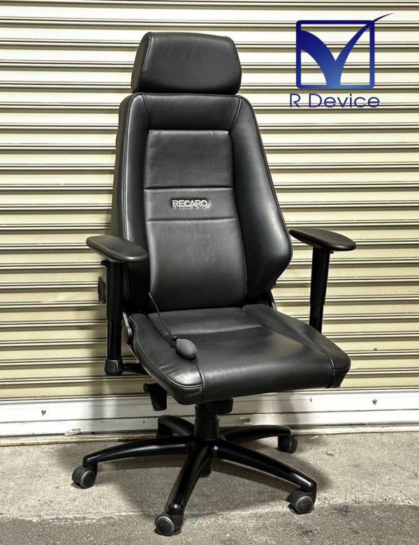 送料無料】RECARO レカロ 24H CHAIR オフィスチェア レザーシリーズ 本革 レザーブラック 7210891-816 2019年モデル  国内正規品 オフィス/SOHO/在宅勤務【中古1】 - プリンター、サーバー、セキュリティは「アールデバイス」