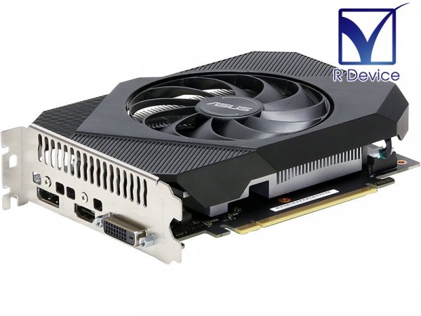 ASUSTeK GeForce GTX 1650 4.0GB DisplayPort/HDMI/DVI-D PCI Express 3.0 x16  PH-GTX1650-4GD6【中古】 - プリンター、サーバー、セキュリティは「アールデバイス」