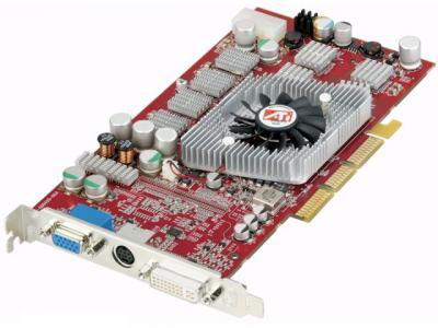 ATI RADEON 9800 PRO AGP 8x 128MB DDR リファビッシュ - プリンター