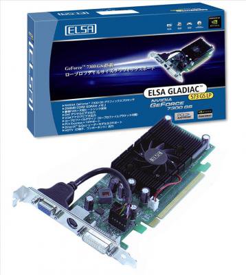 ELSA NVIDIA GeForce 7300 GS 256MB 64BIT DDR2 GLADIAC 573 GS LP