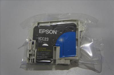 EPSON ICC23 シアン PM-4000PX用 純正インクカートリッジ 訳有品