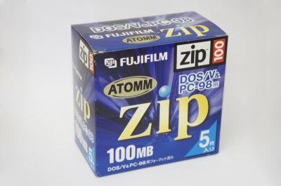 FUJIFILM ZIP Disk 100MB DOS/V&PC-98用フォーマット済 5枚入 新品